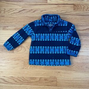 Southwestern pattern toddler fleece